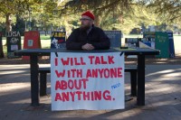 I will talk with anyone about anything