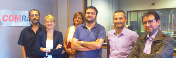 Participants a la tert煤lia de COMR脿dio
